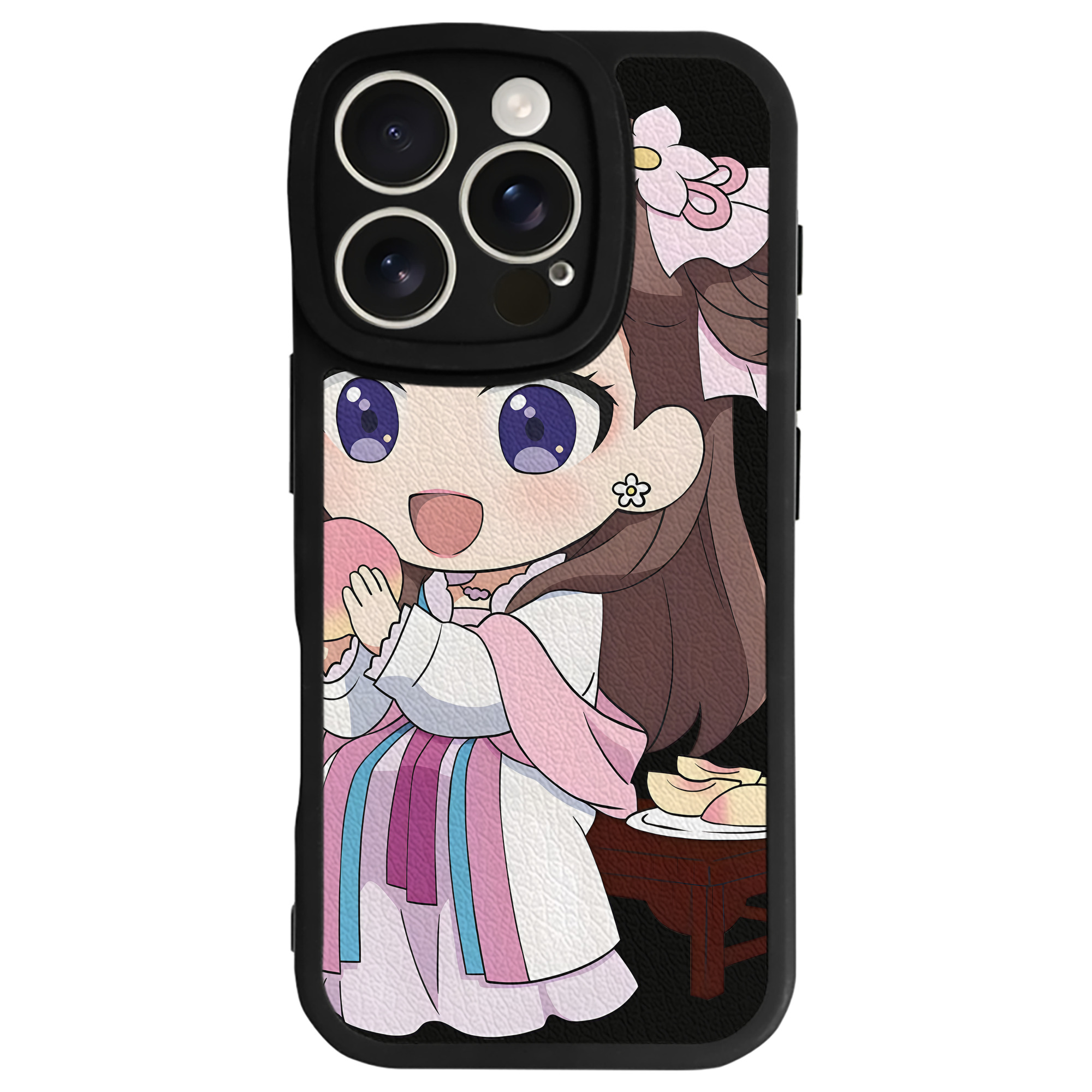 （画像用） 薬屋のひとりごと The Apothecary Diaries 【iPhone 16シリーズ対応】シリコンスマホケース（レザー調） 材質：シリコン